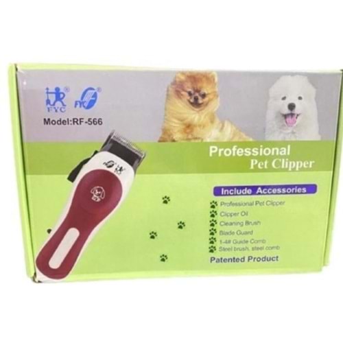 Fyc Rf-566 Elektrikli Köpek Tıraş Makinesi Seti
