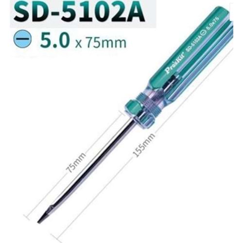Proskit SD-5102A 5x0.75mm Düz Tornavida