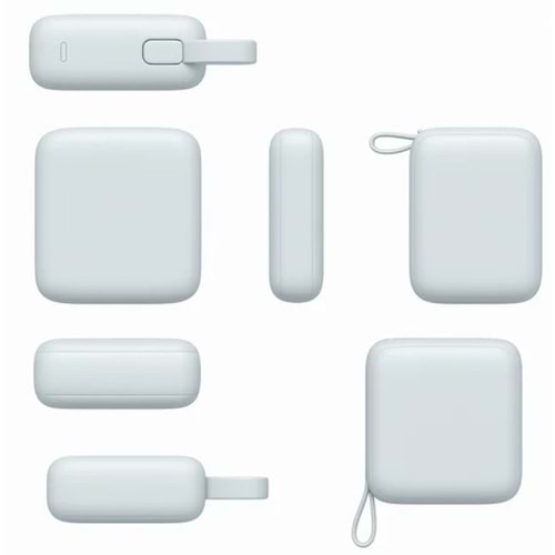 Hepu HP-A08 10.000 mAh 22.5W Type-C Kablolu + LED Göstergeli Hızlı Şarjlı Powerbank