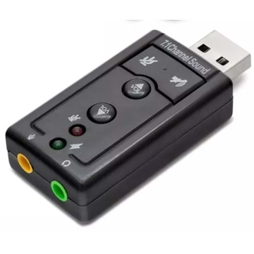 Hadron HDX5255 Ses Kartı Usb 7.1 Siyah