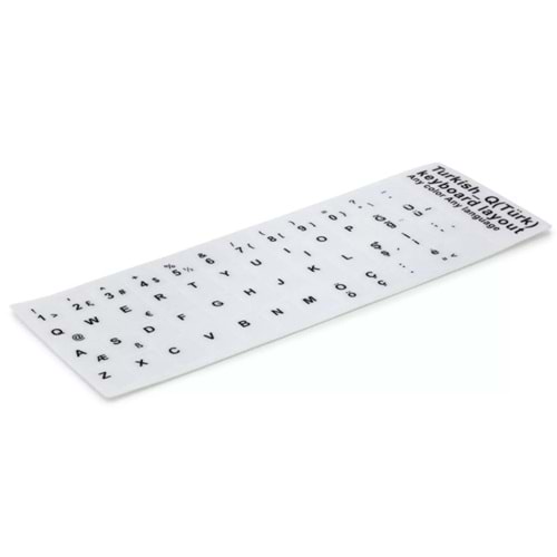 Hadron HDX8260 Klavye Sticker Tuş Takımı Türkçe Q Beyaz