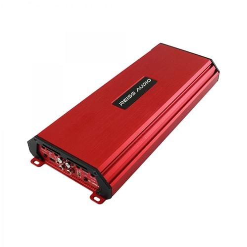 Reiss Audio RS-Q4080.4 Class AB 4x80 Watt 4 Kanal Oto Anfi - Kırmızı