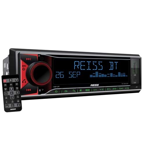 Reiss Audio RS-MX81DSP App Control+Usb+Dsp+Bluetooth+Multicolor+FM+Aux+4x50 Watt Oto Teyp