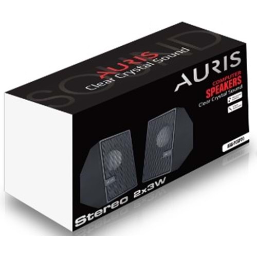 Auris ARS-PCSP30 Bilgisayar Hoparlörü 1+1 Siyah