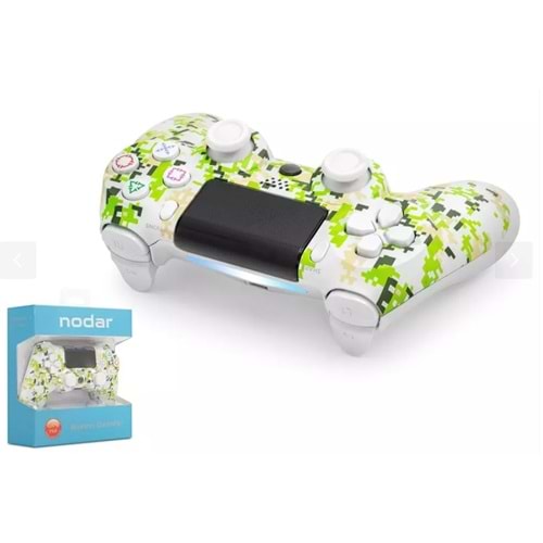 Nodar ND400AR PS4 Gamepad Puzzle Yeşil Beyaz