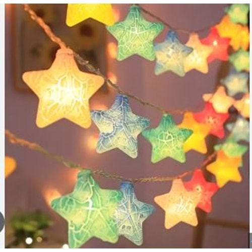 Magicline LX-008 Çok Renkli Animasyonlu 2 Metre Çatlak Yıldız Peri Led Işık