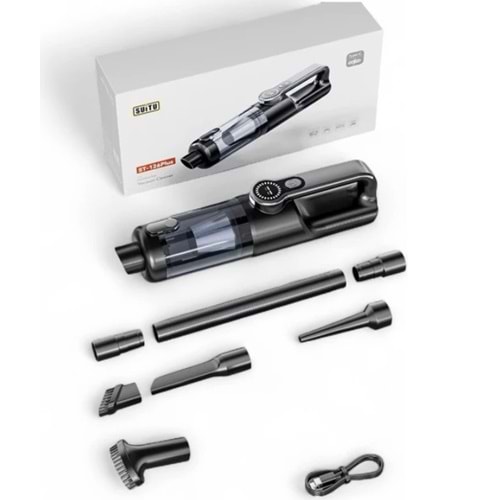 Fubar ST-126Plus-4 20000 Kablosuz Şarjlı Araç Süpürgesi Yüksek Emiş Gücü, Şarjlı Taşınabilir El Süpürge Vakum Üfleme