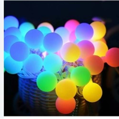 Magicline RGB Top Animasyonlu Pilli 1.5 Metre Yılbaşı Led Işık