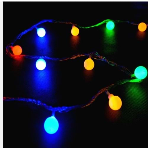 Magicline 306 RGB Top Animasyonlu 3 Metre Pilli Yılbaşı Led Işık