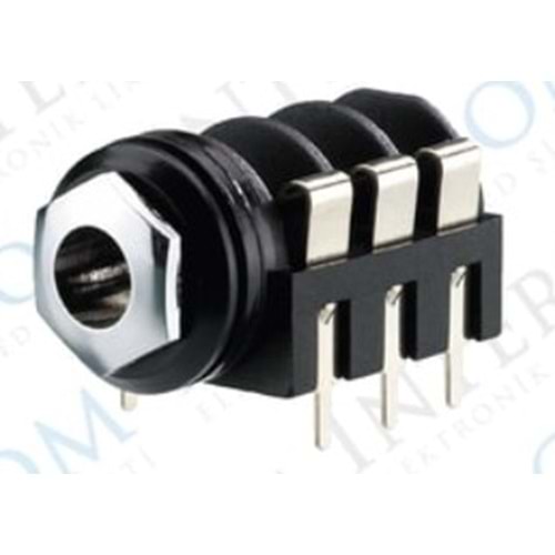IC-261G-2 6.3mm Stereo Jak Dişi Şase 90° 6p