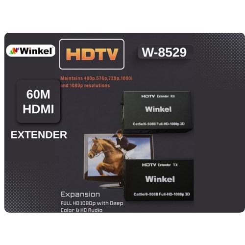 Winkel W-8529 1080P 60 Metre Hdmı Extender