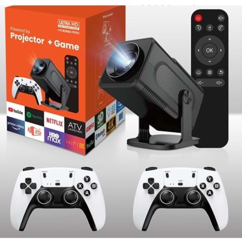 Venandin 350 PRO 4K 20.000 Oyunlu Android Projeksiyon