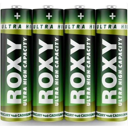 Roxy RG6 AA 1.5 Kalem Pil - 4 Lü Paket Halinde