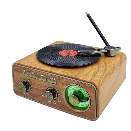 Rose SP-424 Bass Bt Fm Usb Sd Nostaljik Pikap Radyo