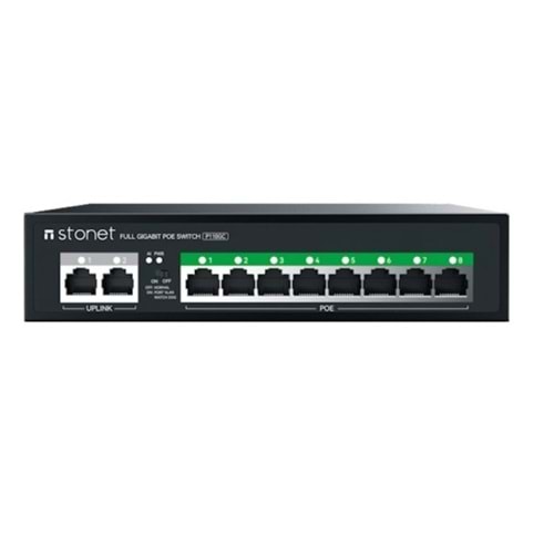Stonet P110GC 8GE+2GE 8 Port GB Poe Switch