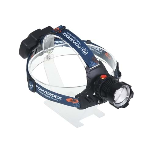 Powerdex PD-1072 15W Profesyonel Şarjlı 1000 Lümen Kafa Lambası