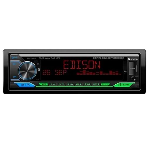 Edison EMP-96DSP App Control+Usb+Dsp+Bluetooth+Multicolor+FM+Aux+4x50 Watt Oto Teyp