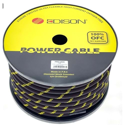 Edison PRO-2GA Hoparlör Güç Kablosu - Metre