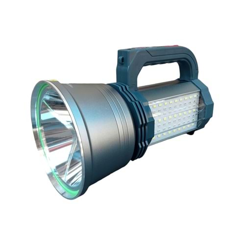 Powerdex PD-6800 30W 3000 Lümen Yüksek Güçlü Güneş Enerjili Projektör El Feneri