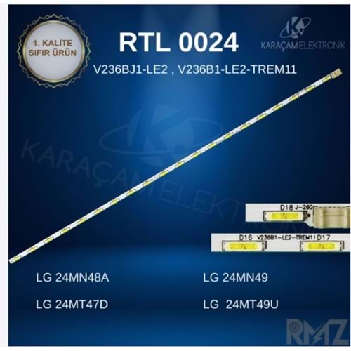 RTL-0024 Arçelik-Beko Tv Bar Led Takımı
