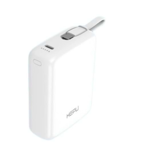 Hepu HP-A09 20.000 mAh 22.5W Type-C Kablolu + LED Göstergeli Hızlı Şarjlı Powerbank