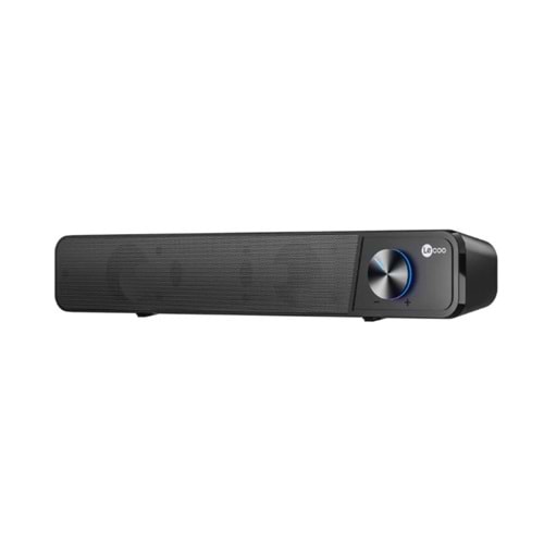 Lecoo DS111 Bluetooth + Kablolu 6W Masaüstü Taşınabilir Stereo Soundbar Hoparlör Siyah