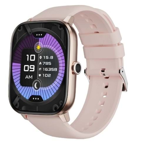 Bix SW03 2.01” TFT BT 5.2 Telefon Görüşme IP67 Akıllı Saat Pembe