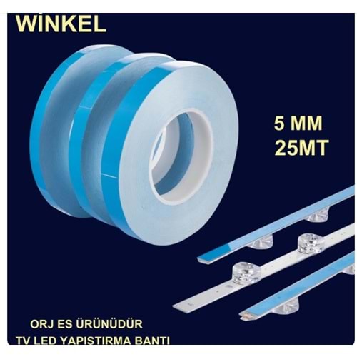 Winkel 5MM 25 Metre Mavi Termal Led Yapıştırma Bantı