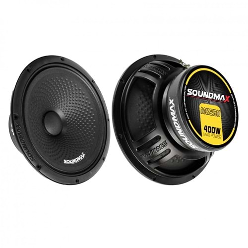 Soundmax SX-M82BN 400 Watt Max Power 13cm Midrange 2 Li Paket Halinde