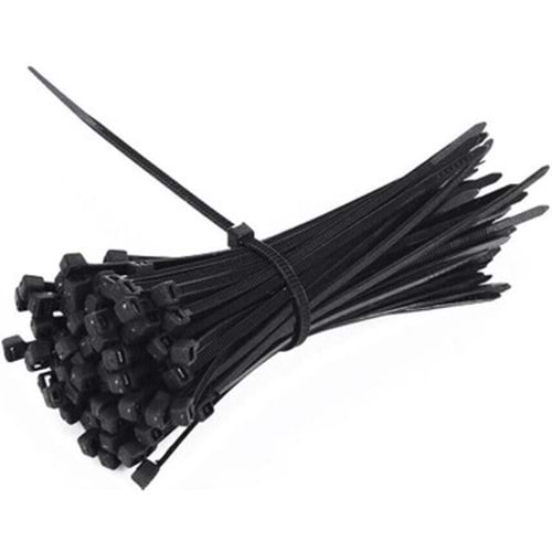 Çetsan 03620-1 3.6X200mm 20cm Kablo Bağı Siyah - 100 Lü Paket Halinde