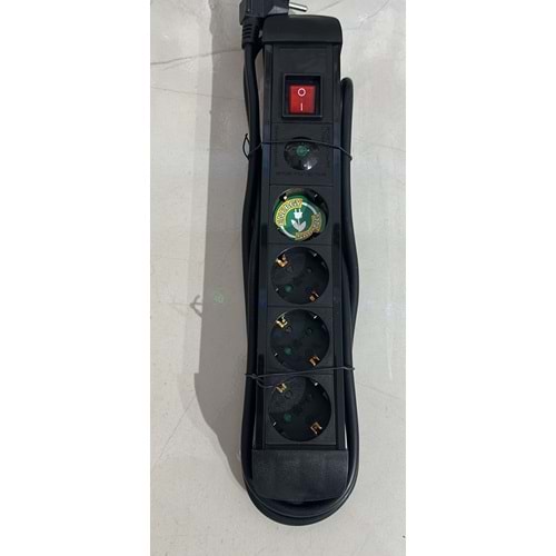 Vivanco 31046 EGL 4B 4 Lü Akım Korumalı Priz