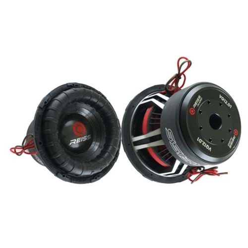 Reiss Audio RS-VQ12.D1 6000 Watt max Power+3000 Watt RMS Power+30cm Woofer Tekli Paket Halinde