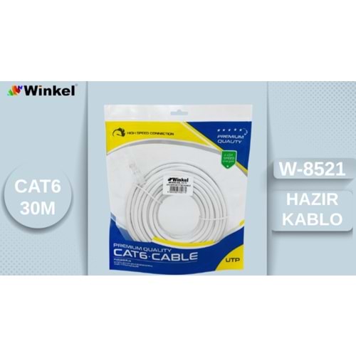 Winkel W-8521 30 Metre Cat6 Kablo