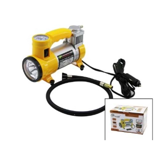 Yage YG-735 Taşınabilir Bisiklet - Motosiklet - Araç Hava Kompresörü 12V Çakmaklık Girişli 150 PSİ