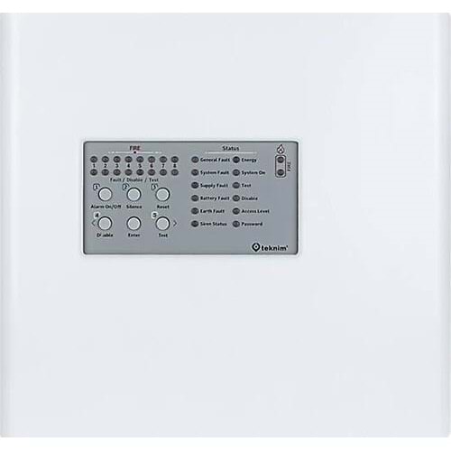 Teknim TFP-4408 Bölgeli Konvansiyonel Yangın Alarm Paneli (Metal Kasa)