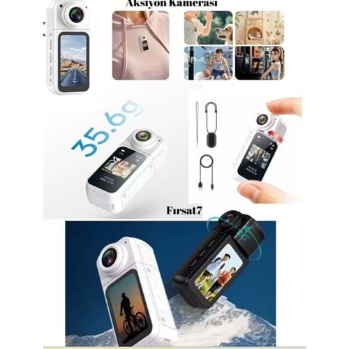 Venandin 5176 2K IPS Ekran Mini Aksiyon Vücut Kamerası