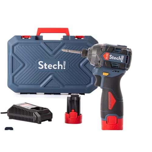 Stechend SX18 2X2.0 Çift Akülü Kömürsüz Darbeli Matkap 16V 2.0AH 150NM