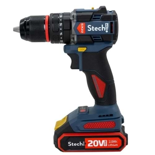 Stechend SX22 2X2.0 Çift Akülü Darbeli Matkap 20V 2.0AH