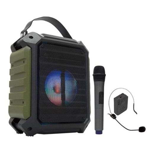 Digital Audio DA-6A Çift Mikrofonlu Karaoke Taşınabilir Bluetooth Hoparlör