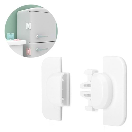 Sunup SN-28750 Geçmeli Tip Buzdolabı ve Dolap İçin Çocuk Güvenlik Kilidi
