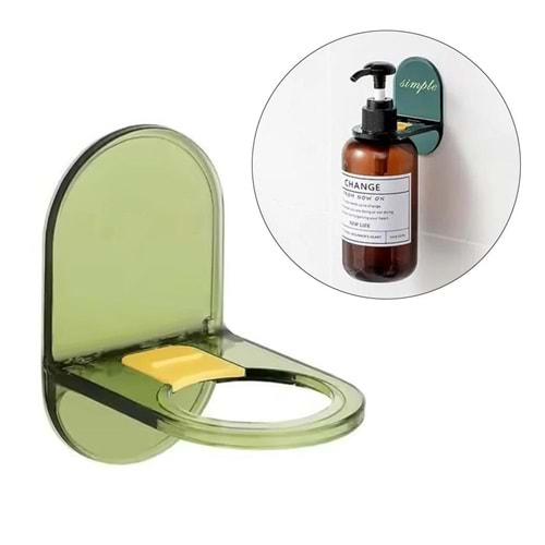 Sunup SN-22189 Mutfak Banyo Sıvı Sabun Dezenfektan Şampuan Tutacağı Rafı