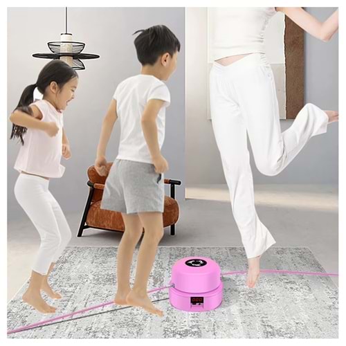 Sunup SN-20445 Akıllı Şarjlı İp Atlama Egzersiz Makinesi Hız Ayarlı Uzaktan Kumandalı