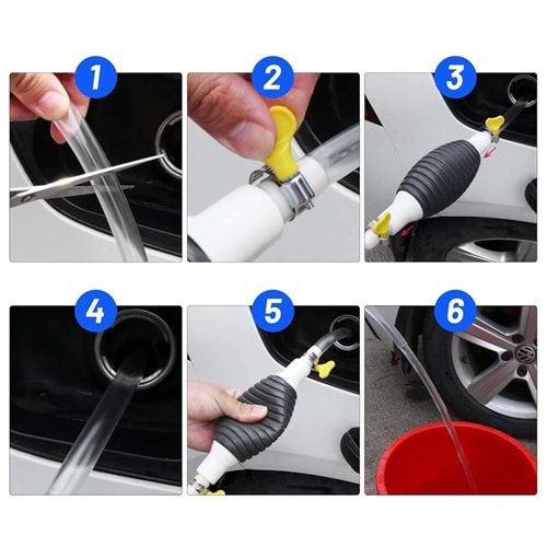 Sunup SN-20581 Manuel El Pompası ve Sıvı Akaryakıt Aktarma Seti