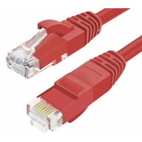 OJC Cat 6 UTP Patch Cord 0.5 Mt Kırmızı Cat6 Kablo