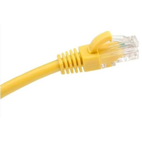OJC Cat 6 UTP Patch Cord 0.3 Mt Sarı Cat6 Kablo