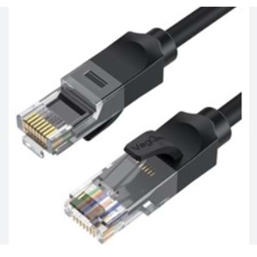 OJC Cat 6 UTP Patch Cord 1 Mt Siyah Cat6 Kablo