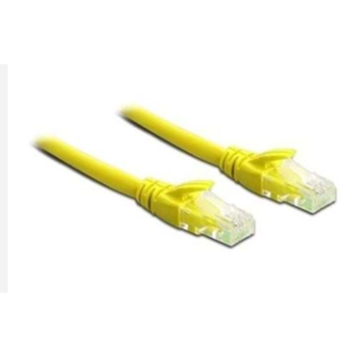 OJC Cat 6 UTP Patch Cord 1 Mt Sarı Cat6 Kablo