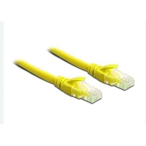 OJC Cat 6 UTP Patch Cord 0.2 Mt Sarı Cat6 Kablo