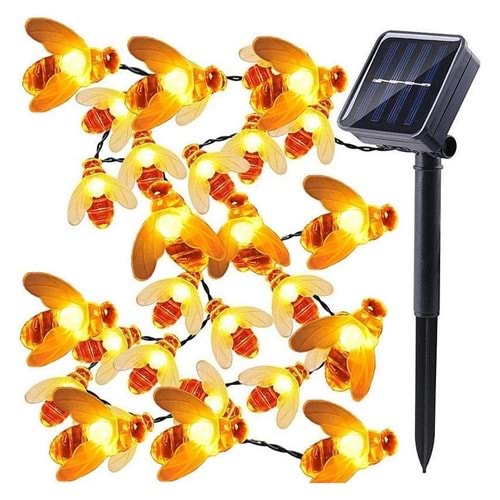 PowerMaster PM-29076 Solar Arı Figürlü 12M Dekoratif LED Aydınlatma Animasyonlu Bahçe Lambası