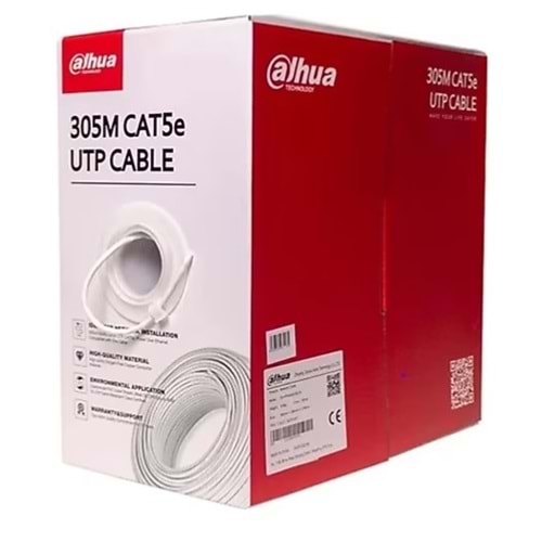 Dahua PFM922I-6UN-C Cat6 İç Ortam 23AWG Beyaz Kablo - Metre